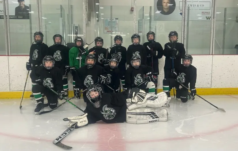 hockey team on rink